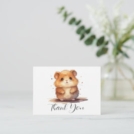 Adortable Hamster Danke an die Karten