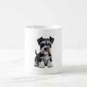 Adortable HD Miniatur Schnauzer Welpenportrait - E Kaffeetasse (Mittel)
