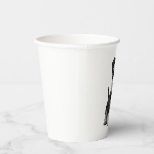 Adortable HD Miniatur Schnauzer Welpenportrait - E Pappbecher (Rechts)