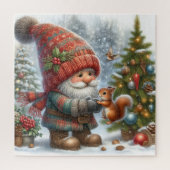 Adortable Holiday Weihnachten Gnome Puzzle (Vertikal)