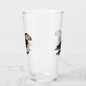 Adortable Horned Puffin Cartoon Glas (Links)