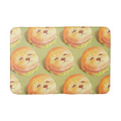 Adortable Hunde-Gesichtspferd-Muster Badematte (Vorderseite)