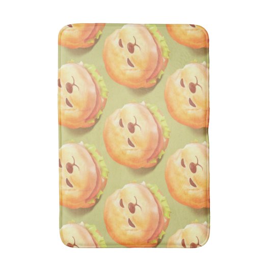 Adortable Hunde-Gesichtspferd-Muster Badematte (Vorderseite Vertikal)