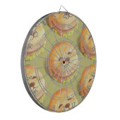 Adortable Hunde-Gesichtspferd-Muster Dartscheibe (Vorderseite Links)