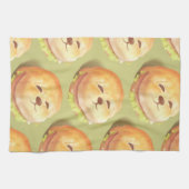 Adortable Hunde-Gesichtspferd-Muster Geschirrtuch (Horizontal)