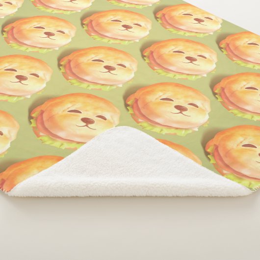 Adortable Hunde-Gesichtspferd-Muster Sherpadecke (3/4)