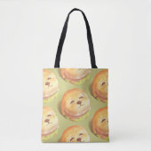 Adortable Hunde-Gesichtspferd-Muster Tasche (Vorderseite)