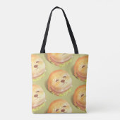 Adortable Hunde-Gesichtspferd-Muster Tasche (Rückseite)