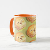 Adortable Hunde-Gesichtspferd-Muster Tasse (Vorderseite Links)