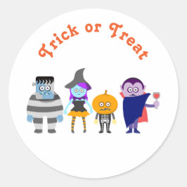 Adortable Kids Halloween Kostüm Party Runder Aufkleber