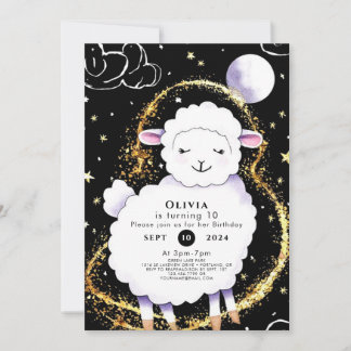 Adortable Kids' Sheep zum Geburtstag Einladung