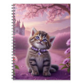 Adortable Kitten mit Funkelnd Collar Notizblock (Vorderseite)