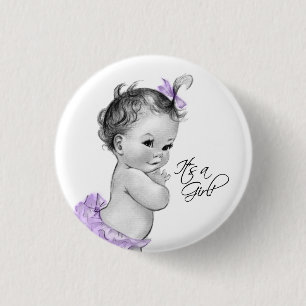 Adortable Lila Girl-Taste Button