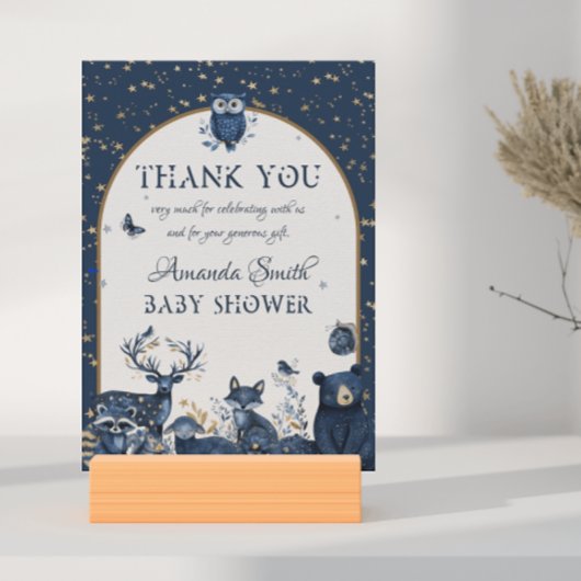 Adortable Magic Woodland Night Animal Danke