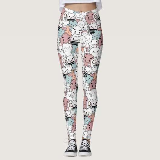 Adortable Monster Leggings (Vorderseite)