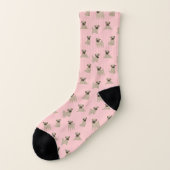 Adortable Mops Welpen Muster Socken (Links - Außen)