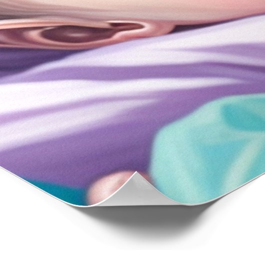 Adortable Mutter und Baby Cherish Poster (Ecke)