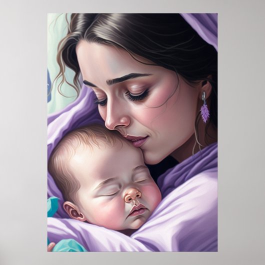 Adortable Mutter und Baby Cherish Poster (Vorne)