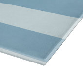 Adortable Nautical Anchor auf hellblauen Streifen Schneidebrett (Ecke)