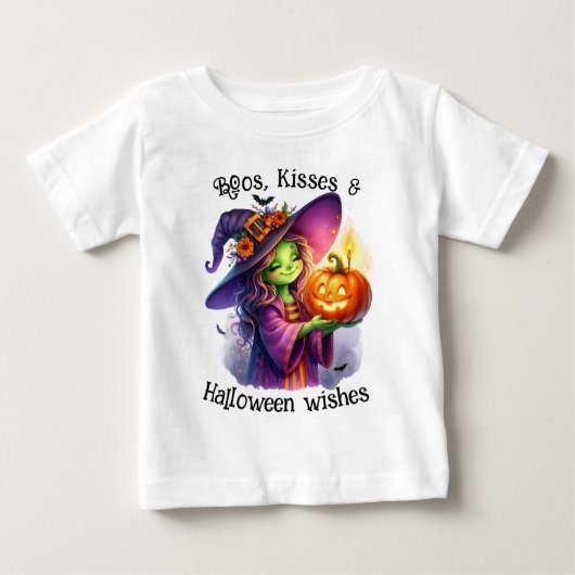 Adortable Niedlich Spooky Kids Halloween Baby T-shirt (Vorderseite)