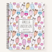 Adortable Niedliche Kawaii Farm Animals Individuel Notizblock (Vorderseite)