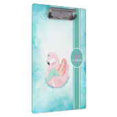 Adortable Niedliche Meerjungfrau, Seemonogramm Klemmbrett (Rechts)