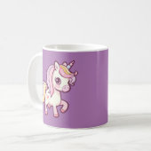 Adortable Niedliche Pastel Unicorn Kaffeetasse (Vorderseite Links)