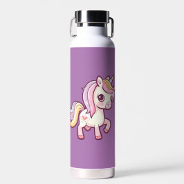 Adortable Niedliche Pastel Unicorn Trinkflasche