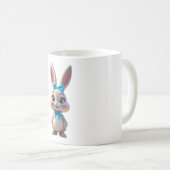 Adortable Osterfest Bunny - Kawaii Kaffeetasse (VorderseiteRechts)