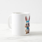 Adortable Osterfest Bunny - Kawaii Kaffeetasse (Vorderseite Links)