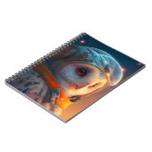 Adortable Owl Astronaut Notebook Notizblock (Linke Seite)