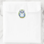 Adortable Owl Sticker - Niedlicher Cartoon Design  (Tasche)