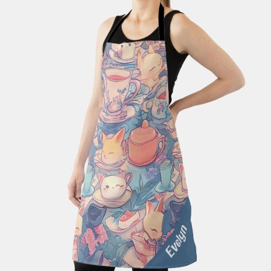 Adortable Pastel Doodle Kunst Schürze (InSitu)