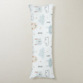 Adortable pastellfarbene Puppenkinder Seitenschläferkissen (Vorderseite Vertikal)