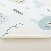 Adortable pastellfarbene Puppenkinder Sherpadecke (3/4)