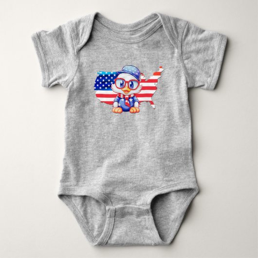 Adortable Patriotic 2 Baby Strampler (Vorderseite)