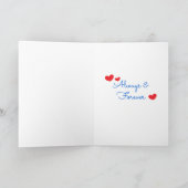 Adortable Personalisiert Anime Couple Anniversary Karte (Innenseite)