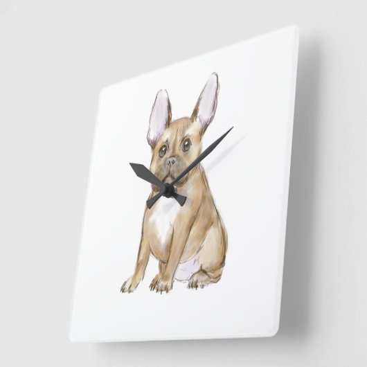 Adortable Quadratische Wanduhr (Winkel)