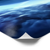 Adortable Reindeer Winter Wonderland Poster (Ecke)