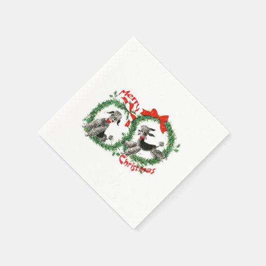 Adortable Retro Weihnachtsbaum Kraath Custom Serviette (Ecke)