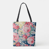 Adortable romantische Blume - Motivierend Botschaf Tasche (Rückseite)