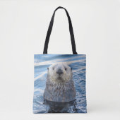 Adortable Sea Otter Flüchtigen Blicke Tasche (Vorderseite)