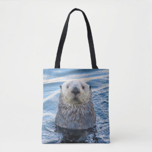 Adortable Sea Otter Flüchtigen Blicke Tasche