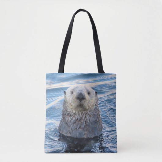Adortable Sea Otter Flüchtigen Blicke Tasche (Vorderseite)