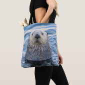 Adortable Sea Otter Flüchtigen Blicke Tasche (Von Nahem)