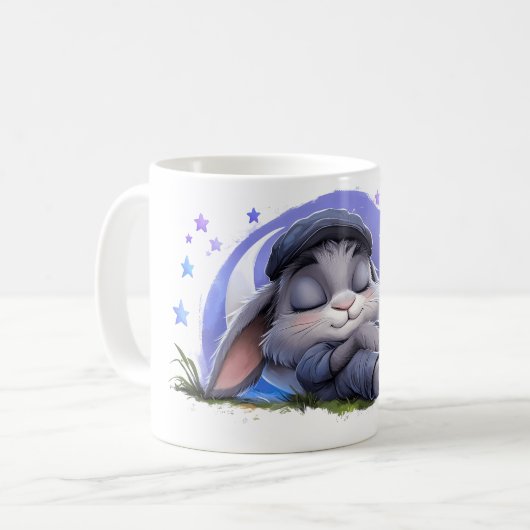 Adortable Sleepy Bunny Tasse (Vorderseite Links)