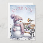 Adortable Snowman Winter Weihnachten (Vorne/Hinten)