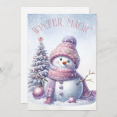 Adortable Snowman Winter Weihnachten (Vorne/Hinten)