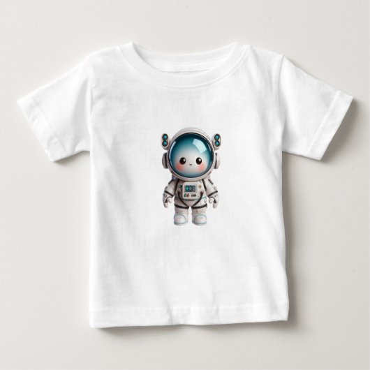 Adortable Space Friend in futuristischem Gear Baby T-shirt (Vorderseite)