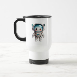 Adortable Space Friend in futuristischem Gear Reisebecher